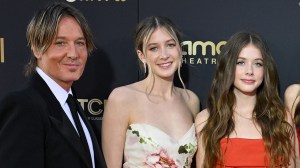 (L-R) Keith Urban, Sunday Rose Kidman Urban, and Faith Margaret Kidman Urban, attend the 49th AFI Life Achievement Award Gala Tribute Celebrating Nicole Kidman at Dolby Theatre on April 27, 2024 in Hollywood.
