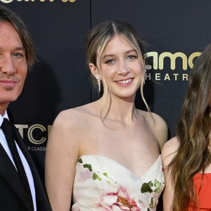 (L-R) Keith Urban, Sunday Rose Kidman Urban, and Faith Margaret Kidman Urban, attend the 49th AFI Life Achievement Award Gala Tribute Celebrating Nicole Kidman at Dolby Theatre on April 27, 2024 in Hollywood.