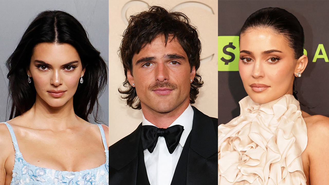 Kendall Jenner, Jacob Elordi, and Kylie Jenner