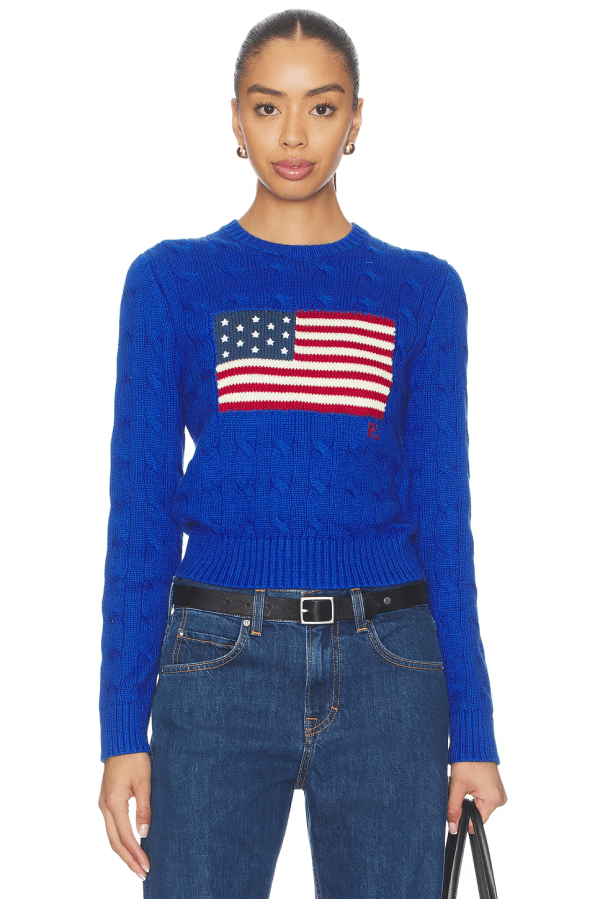 Polo Ralph Lauren Cotton Crewneck Pullover Sweater