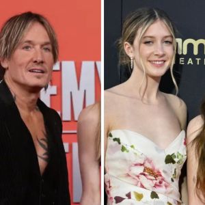 Keith Urban and daughters Sunday Rose and Faith Margaret