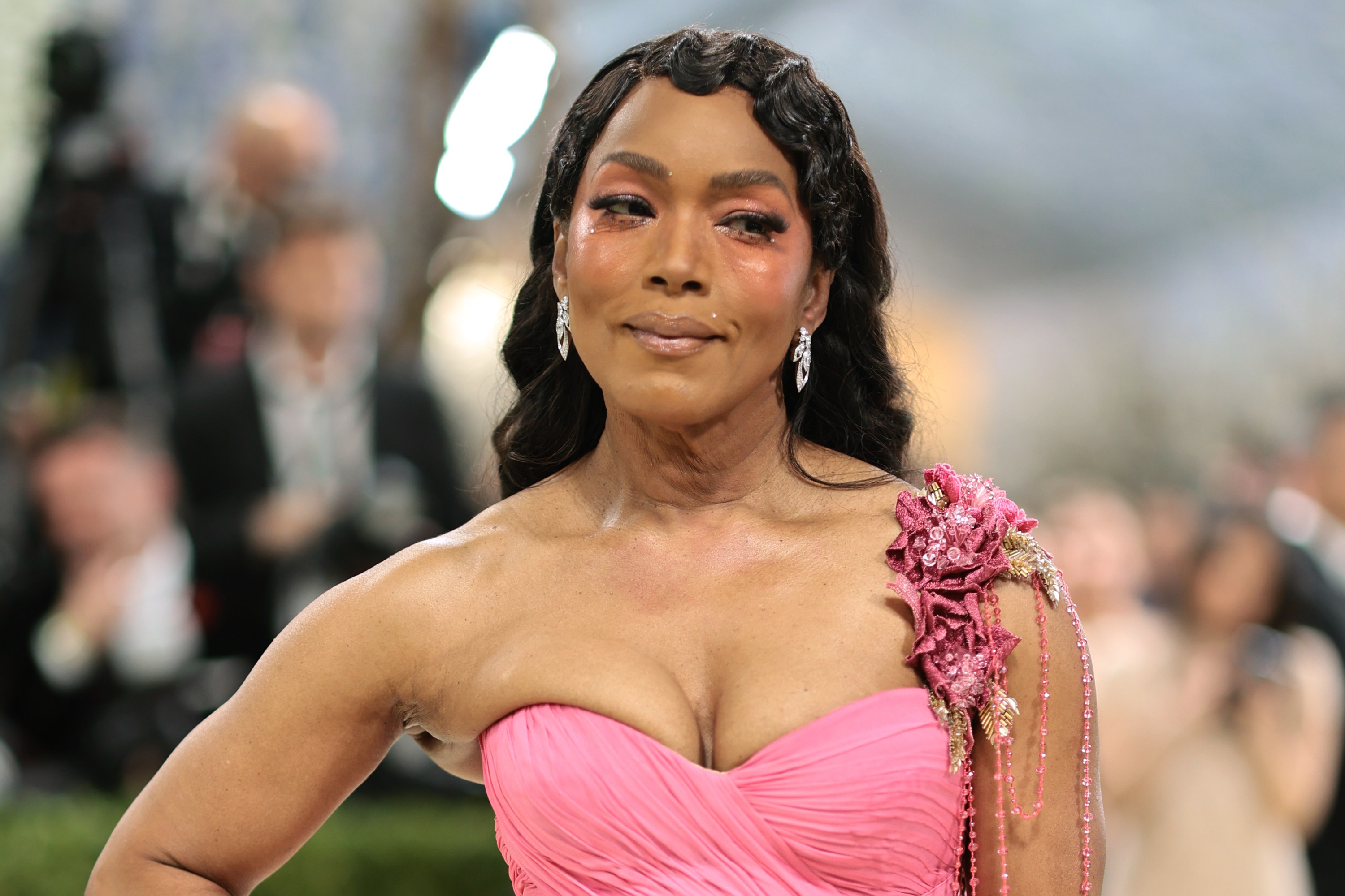NEW YORK, NEW YORK - MAY 04: Angela Bassett attends the 2026 Met Gala celebrating "Costume Art" at the Metropolitan Museum of Art on May 04, 2026 in New York City. (Photo by Dimitrios Kambouris/Getty Images for The Met Museum/Vogue)