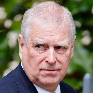 Prince Andrew, Duke of York attends the traditional Easter Sunday Mattins Service at St George's Chapel, Windsor Castle on April 20, 2025 in Windsor, England.