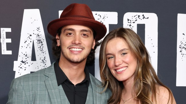 Antonio Cipriano and Justine Verheul attend "The Alto Knights" New York Premiere at AMC Lincoln Square Theater on March 15, 2025 in New York City.