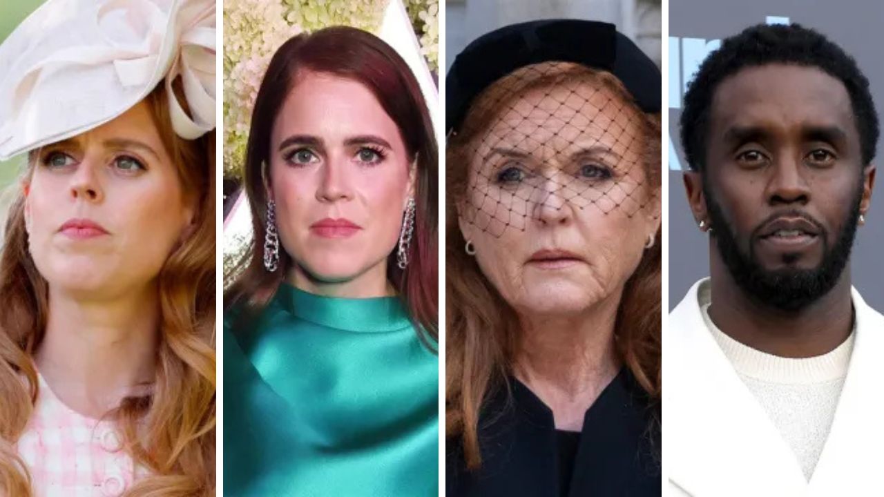 Beatrice, Eugenie, Fergie, Diddy