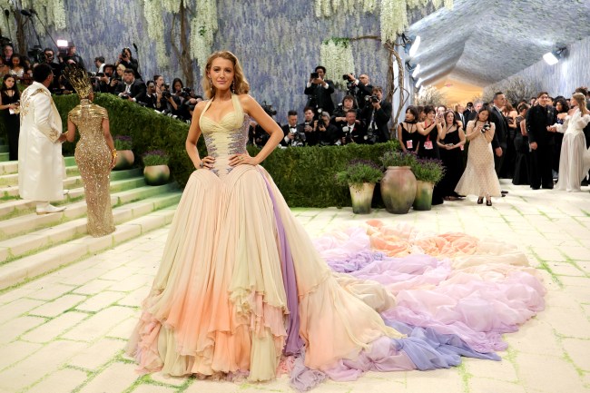 Blake Lively attends the 2026 Met Gala celebrating "Costume Art" at the Metropolitan Museum of Art on May 04, 2026 in New York City.