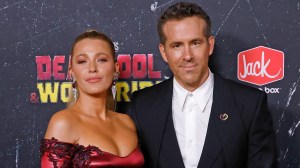 Blake Lively and Ryan Reynolds attend the world premiere of 'Deadpool & Wolverine' at Lincoln Center on July 22, 2024 in New York City.