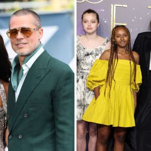 Brad Pitt, Ines de Ramon, Jolie kids