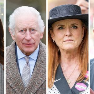 Princess Eugenie, King Charles, Fergie, Andrew
