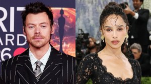 Harry Styles attends The BRIT Awards 2026 at Co-op Live on Feb. 28, 2026 in Manchester, England; Zoë Kravitz attends the 2026 Met Gala celebrating "Costume Art" at the Metropolitan Museum of Art on May 04, 2026 in New York City.
