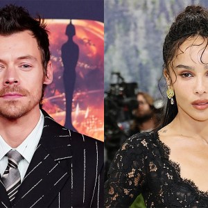 Harry Styles attends The BRIT Awards 2026 at Co-op Live on Feb. 28, 2026 in Manchester, England; Zoë Kravitz attends the 2026 Met Gala celebrating "Costume Art" at the Metropolitan Museum of Art on May 04, 2026 in New York City.