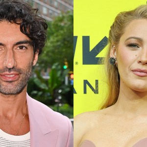 NEW YORK, NEW YORK - AUGUST 06: Justin Baldoni arrives to the "It Ends With Us" premiere at AMC Lincoln Square Theater on August 06, 2024 in New York City; AUSTIN, TEXAS - MARCH 07: Blake Lively attends the world premiere of "Another Simple Favor" during the 2025 SXSW Conference and Festival at at The Paramount Theatre on March 07, 2025 in Austin, Texas.