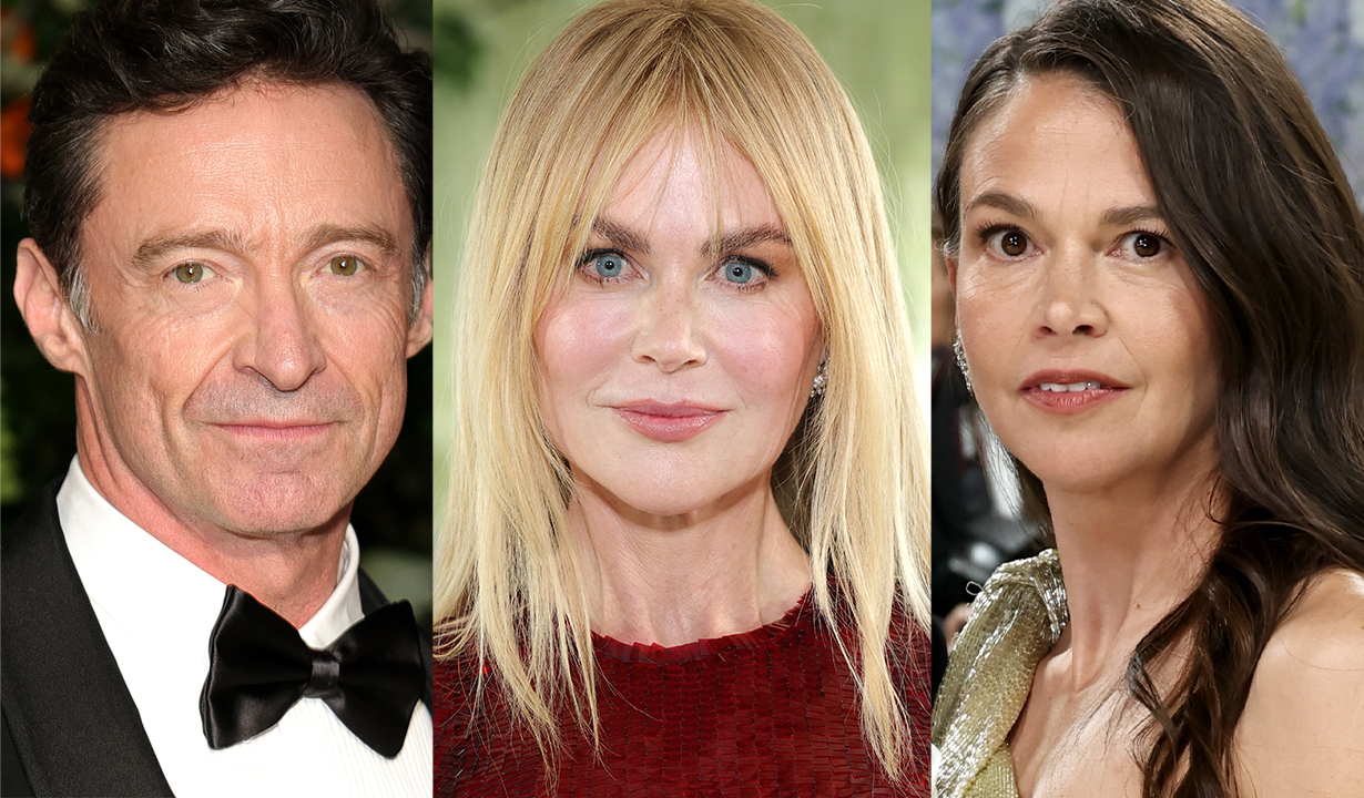 Hugh Jackman, Nicole Kidman, and Sutton Foster attend the 2026 Met Gala celebrating "Costume Art" at the Metropolitan Museum of Art on May 04, 2026 in New York City.