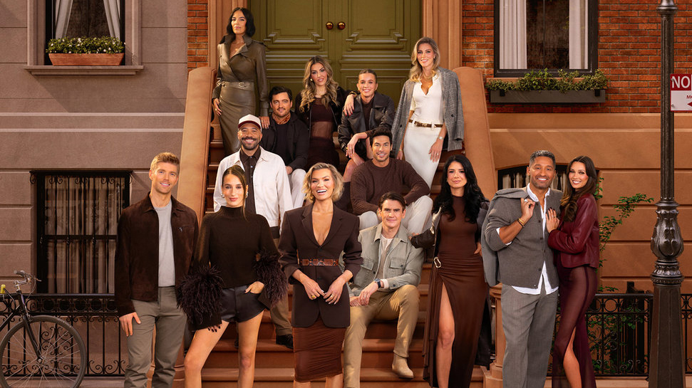 IN THE CITY -- Season:1 -- Pictured: (l-r) Kyle Cooke, Amanda Batula, Danielle Olivera, Gavin Moseley, Eoin Heavey, Lindsay Hubbard, Georgina Ferzli, Katie DeLuca, Andrea Denver, Nick Barber, Lexi Sundin, Yvonne Najor, Kenny Martin, Whitney Fransway.