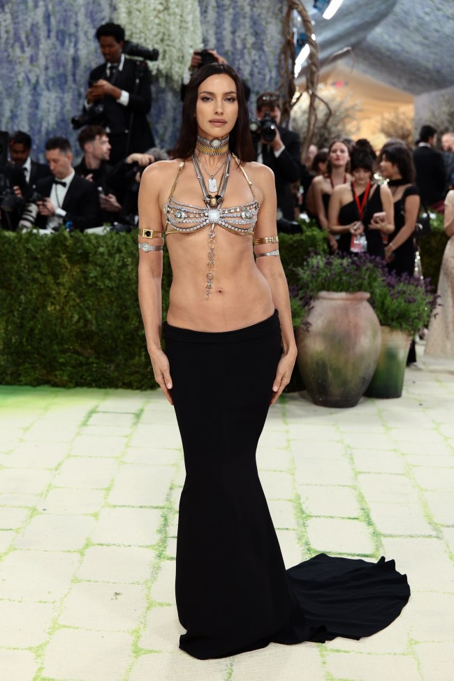 Irina Shayk attends the 2026 Met Gala celebrating "Costume Art" at the Metropolitan Museum of Art on May 04, 2026 in New York City.