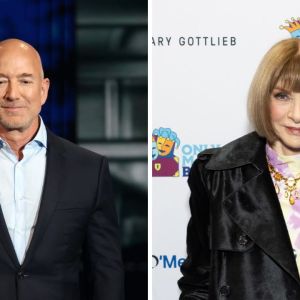Jeff Bezos and Anna Wintour