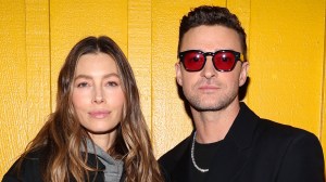 WEST HOLLYWOOD, CALIFORNIA - MARCH 14: (L-R) Jessica Biel and Justin Timberlake attend Justin Timberlake's 'EVERYTHING I THOUGHT IT WAS' Album Release Party at Dan Tana's on March 14, 2024 in West Hollywood, California.