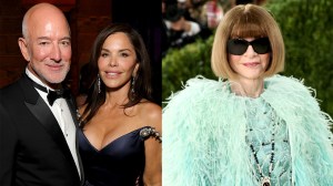 Jeff Bezos and Lauren Sánchez Bezos attend the 2026 Met Gala celebrating "Costume Art" at the Metropolitan Museum of Art on May 04, 2026 in New York City; Anna Wintour attends the 2026 Met Gala celebrating "Costume Art" at the Metropolitan Museum of Art on May 04, 2026 in New York City.