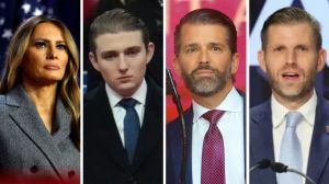 Melania Trump, Barron Trump, Don Jr. Eric Trump