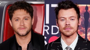 THE VOICE -- "Live Finale Results" Episode 2817B -- Pictured: Niall Horan; Harry Styles attending the Brit Awards 2026 at Co-op Live, Manchester. Picture date: Saturday February 28, 2026.
