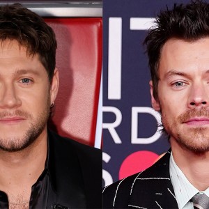 THE VOICE -- "Live Finale Results" Episode 2817B -- Pictured: Niall Horan; Harry Styles attending the Brit Awards 2026 at Co-op Live, Manchester. Picture date: Saturday February 28, 2026.