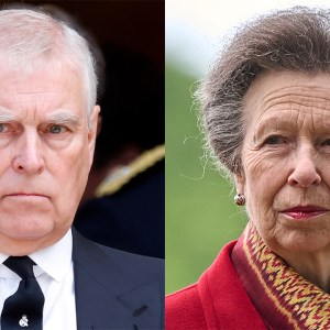 LONDON, UNITED KINGDOM - SEPTEMBER 16: Prince Andrew, Duke of York attends Katharine, Duchess of Kent's Requiem Mass service at Westminster Cathedral on September 16, 2025 in London, England; LONDON, ENGLAND - MAY 06: Princess Anne, Princess Royal during the 41 Gun Royal Salute to mark third anniversary King Charles III's Coronation at Hyde Park on May 06, 2026 in London, England.