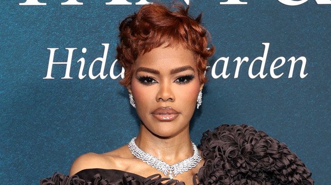 Teyana Taylor attends as Tiffany & Co. celebrates the launch of Blue Book 2026: Hidden Garden at Park Avenue Armory on April 16, 2026 in New York City.