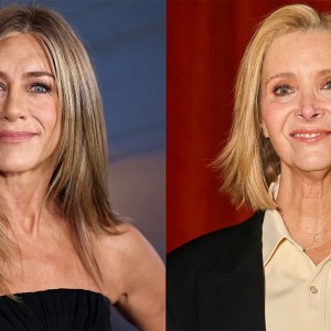 ennifer Aniston attends 'The Morning Show' Season 4 New York Premiere at Museum of Modern Art on Sept. 09, 2025 in New York City; Lisa Kudrow celebrates the launch of HBO Max at Queen Elizabeth Hall on March 25, 2026 in London, England.