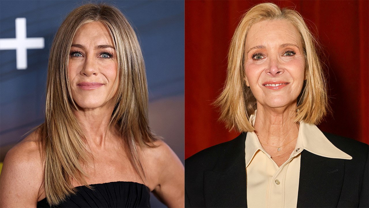 ennifer Aniston attends 'The Morning Show' Season 4 New York Premiere at Museum of Modern Art on Sept. 09, 2025 in New York City; Lisa Kudrow celebrates the launch of HBO Max at Queen Elizabeth Hall on March 25, 2026 in London, England.