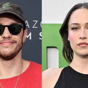 LAS VEGAS, NEVADA - APRIL 15: Pete Davidson from "How to Rob a Bank" at the Amazon MGM Studios' CinemaCon 2026 Presentation at The Colosseum at Caesars Palace on April 15, 2026 in Las Vegas, Nevada; LOS ANGELES, CALIFORNIA - JULY 27: Elsie Hewitt attends the World Premiere of Amazon MGM Studios' "The Pickup" at Regal LA Live on July 27, 2025 in Los Angeles, California.