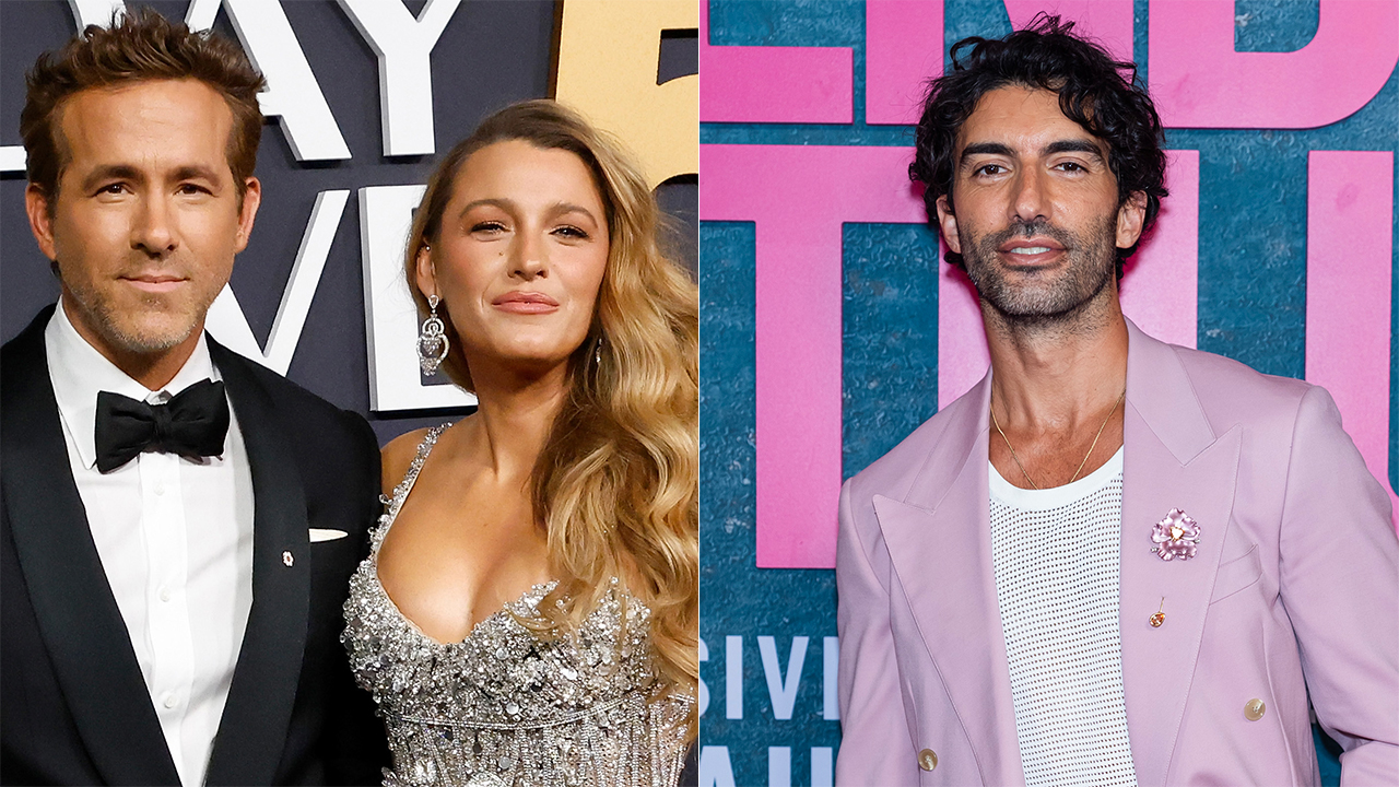 Ryan Reynolds and Blake Lively attend SNL50: The Anniversary Special on February 16, 2025 at 30 Rockefeller Center in New York City; Justin Baldoni attends the 'It Ends With Us' New York Premiere at AMC Lincoln Square Theater on August 06, 2024 in New York City.